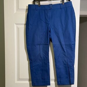 Talbots perfect crop curvy pants.